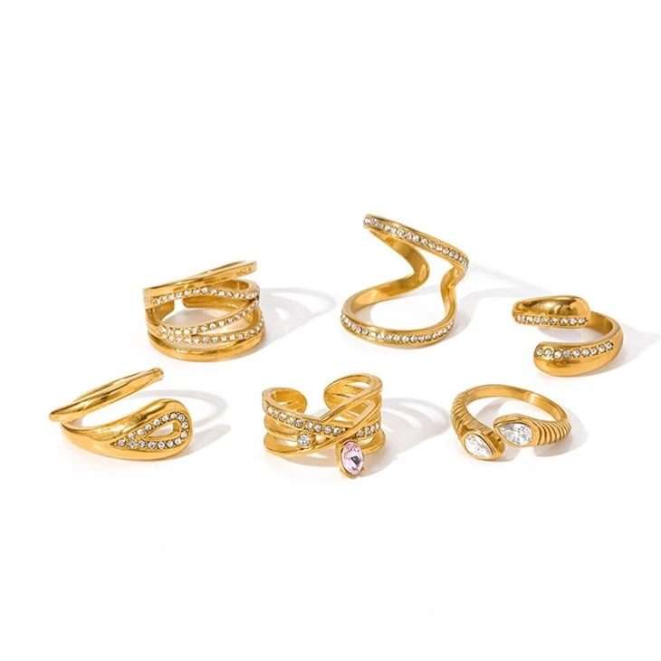 Irregular Twisted Open Ring high quality