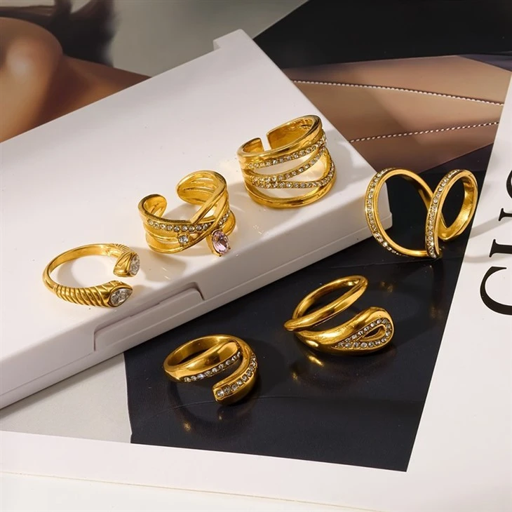 Irregular Twisted Open Ring best