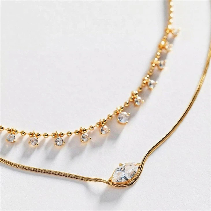 Marquise Pendant Necklace high quality