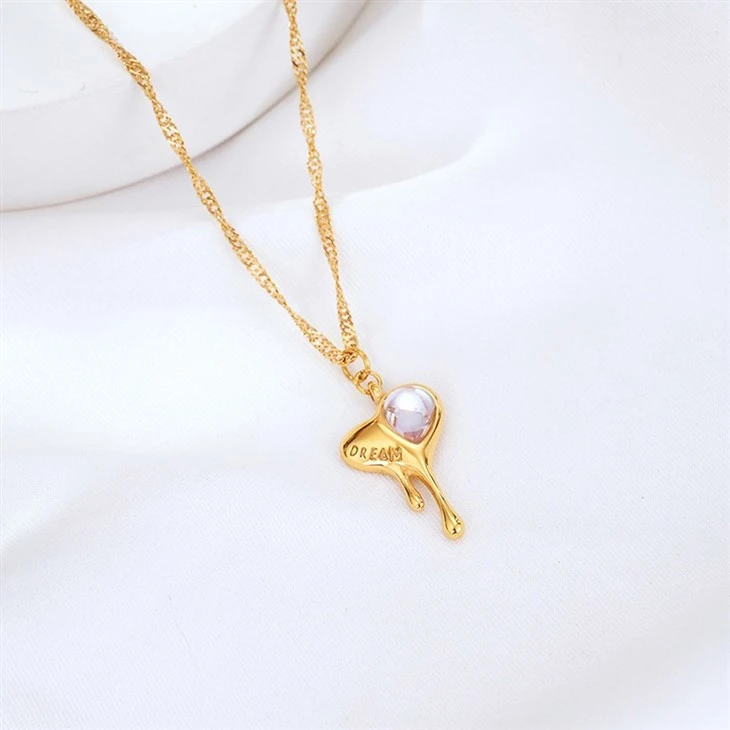 Melting Heart Pendant Necklace high quality