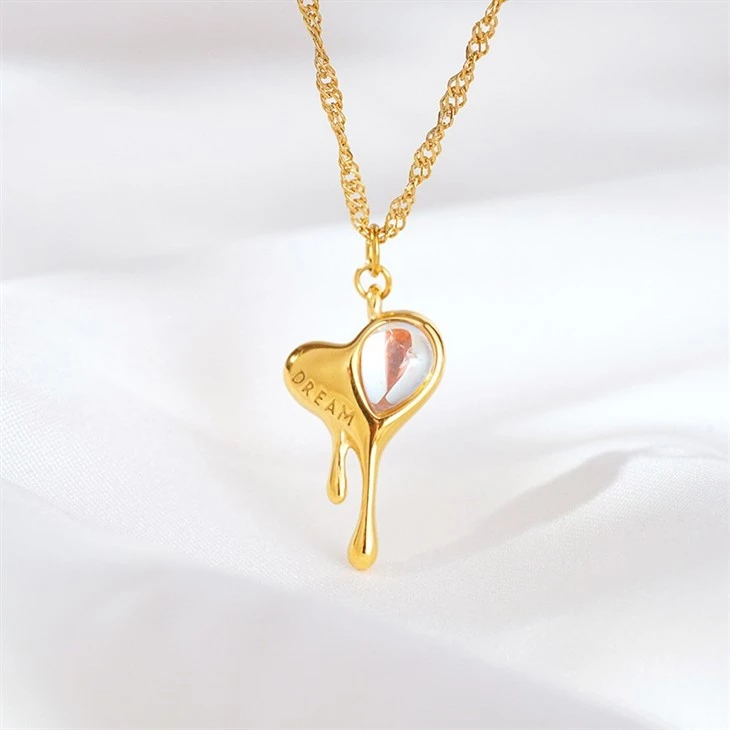 Melting Heart Pendant Necklace suppliers