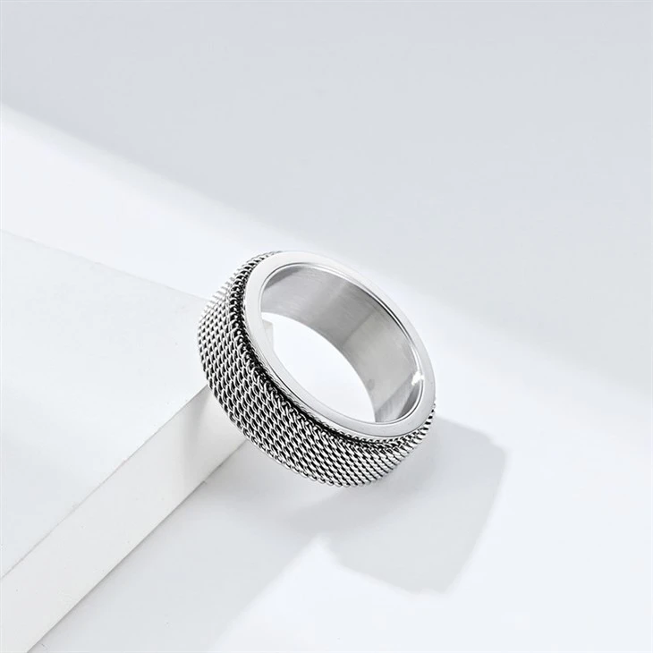 Mesh Stainless Steel Spinner Ring price