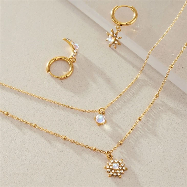 Moonstone North Star Pendant Necklace best