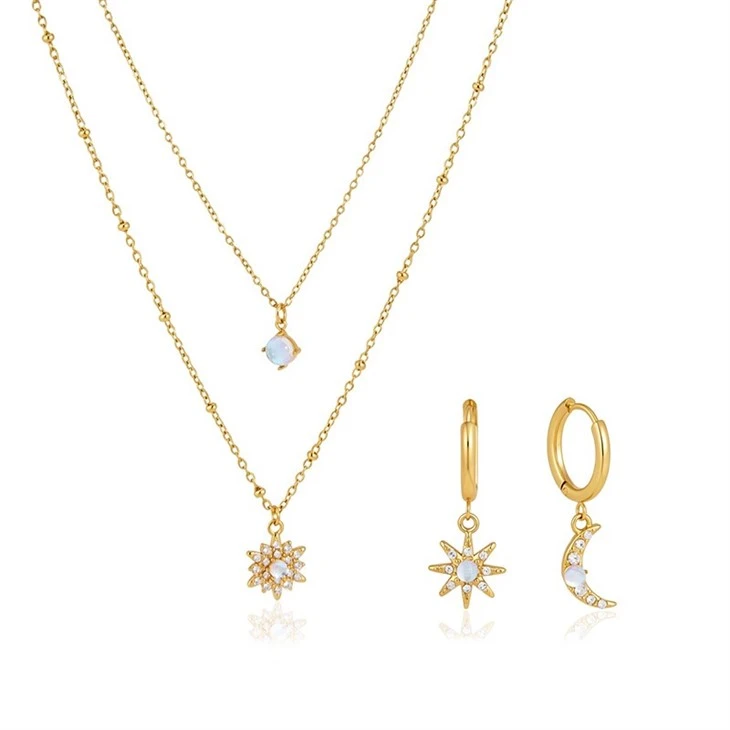 Moonstone North Star Pendant Necklace price