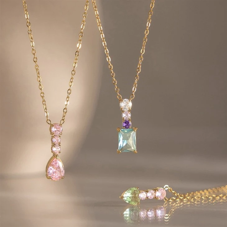 Multi Shape Colorful Necklace factory