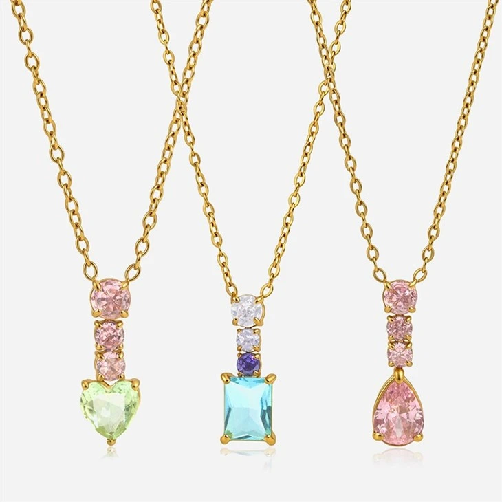 Multi Shape Colorful Necklace suppliers