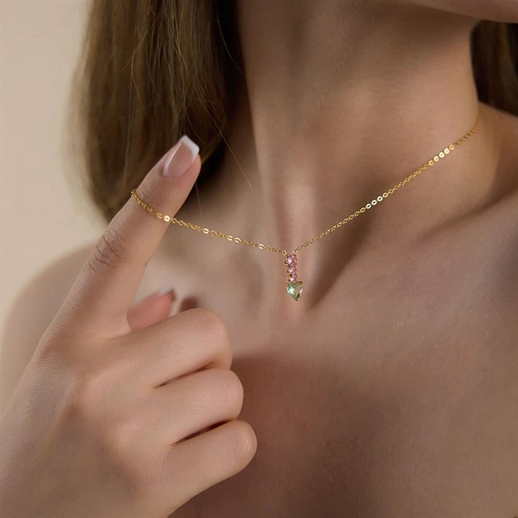 Multi Shape Colorful Necklace high quality