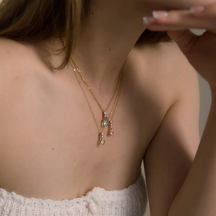 Multi Shape Colorful Necklace factory