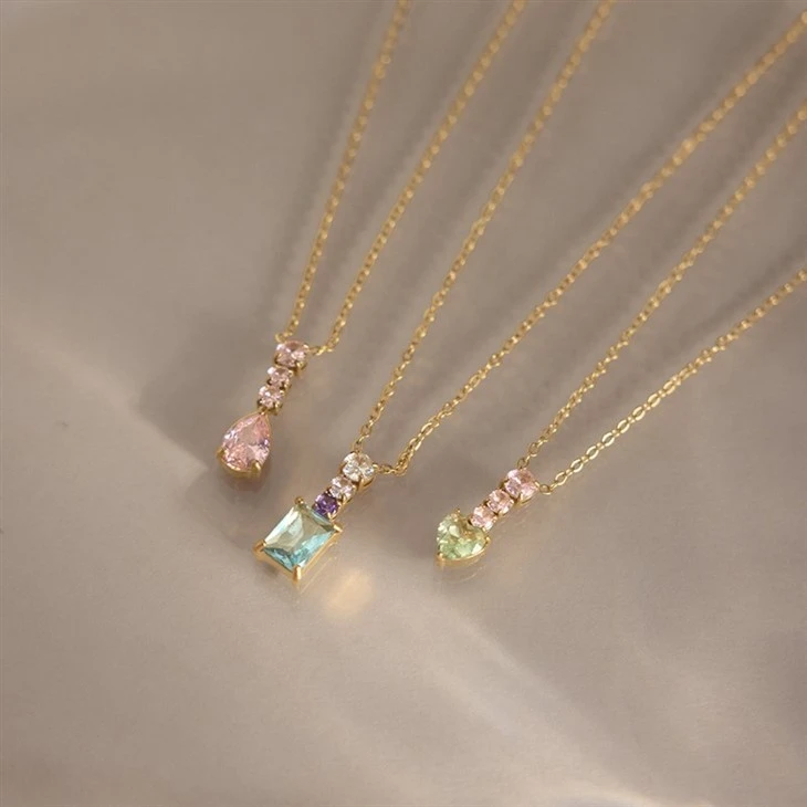 Multi Shape Colorful Necklace factory