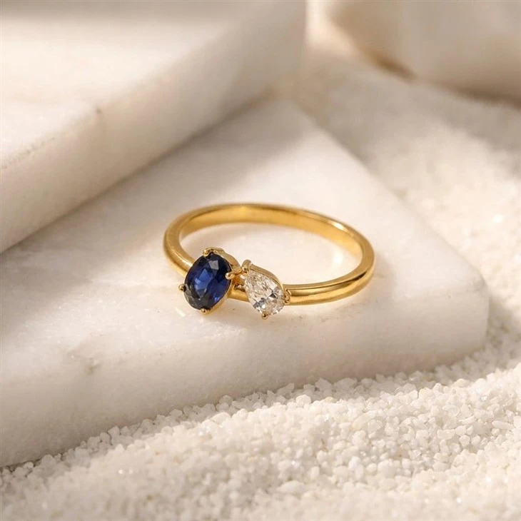 Multicolor Baguette CZ Ring suppliers