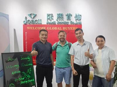 UK Client Visits Joacii To Explore Stainless Steel Jewelry