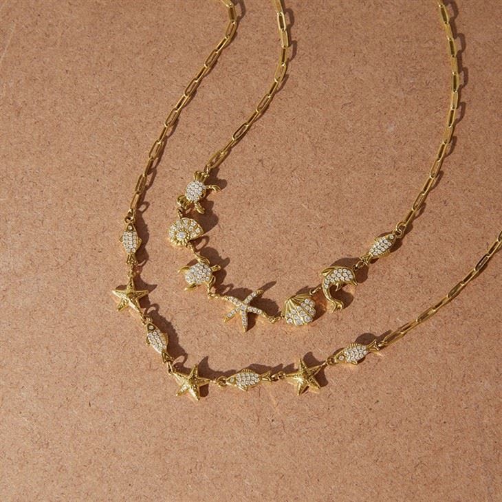 Ocean Theme Pendant Necklace high quality