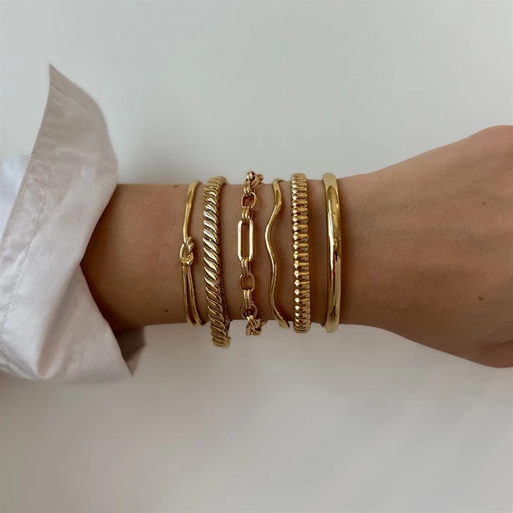 Open Cuff Plain Bangle