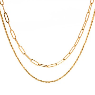 2 Layer Chain Necklace