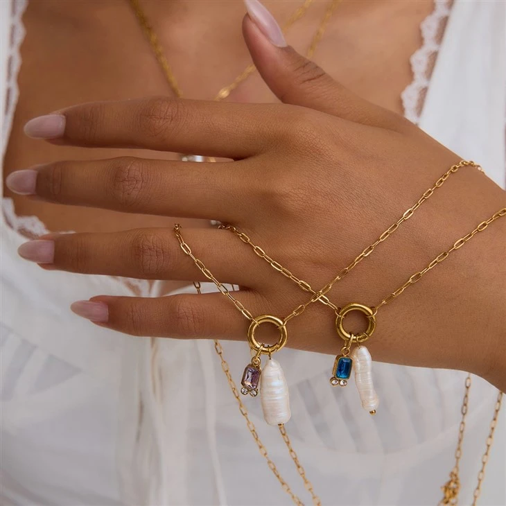 Paperclip Charm Necklace