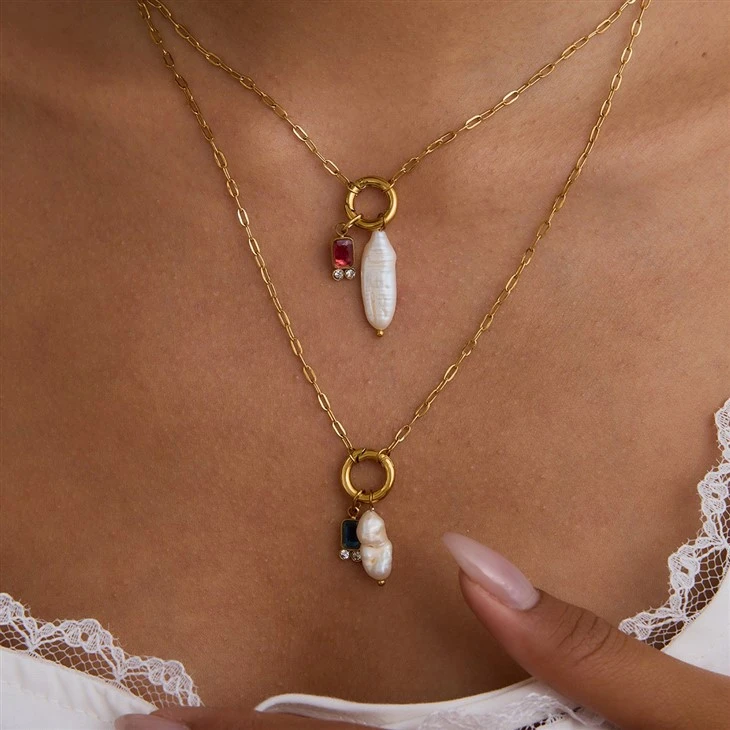 Paperclip Charm Necklace