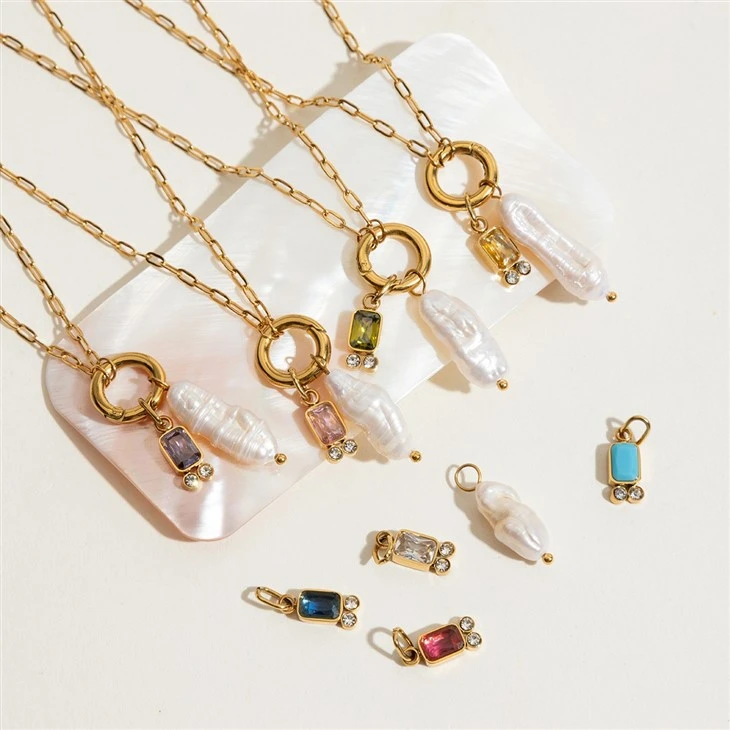 Paperclip Charm Necklace