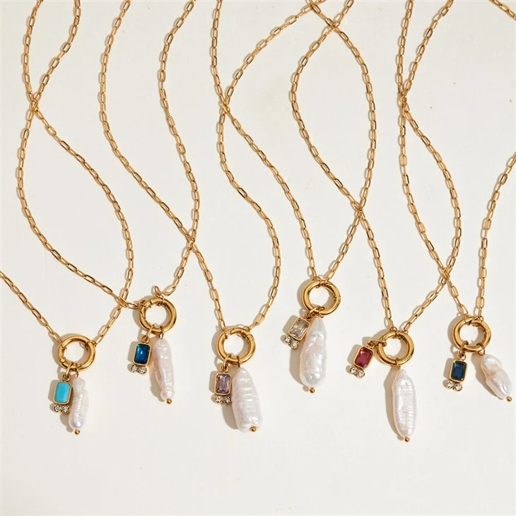 Paperclip Charm Necklace