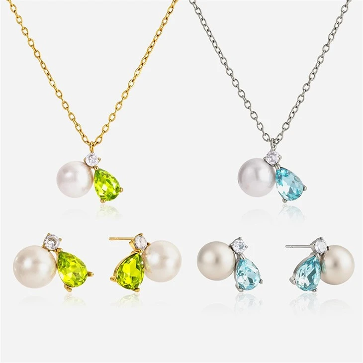 Pearl And Teardrop Necklace suppliers