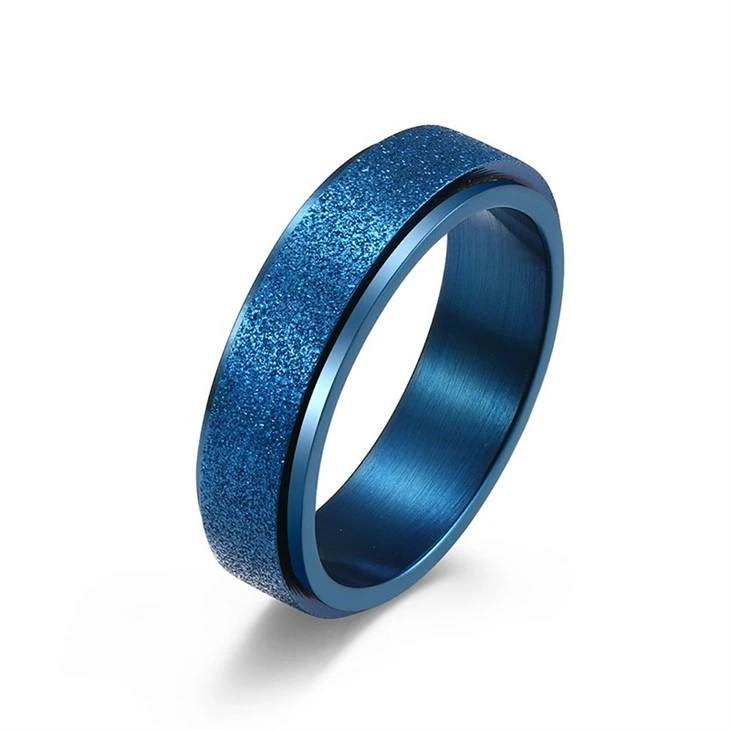 Sandblasted Anxiety Spinning Ring best