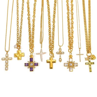 316 Stainless Steel Cross Necklaces