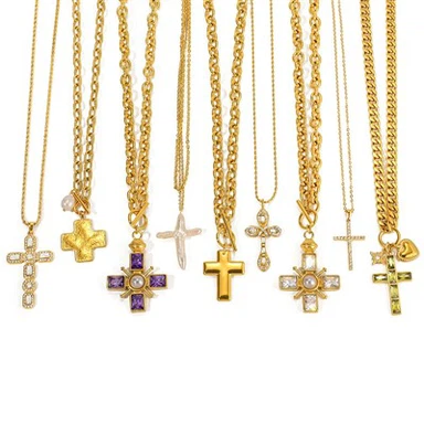 316 Stainless Steel Cross Necklaces