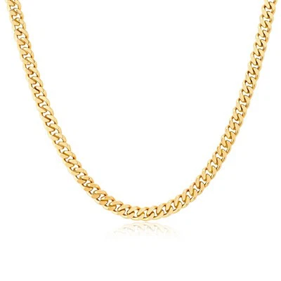 3mm 7mm Curb Chain Necklace
