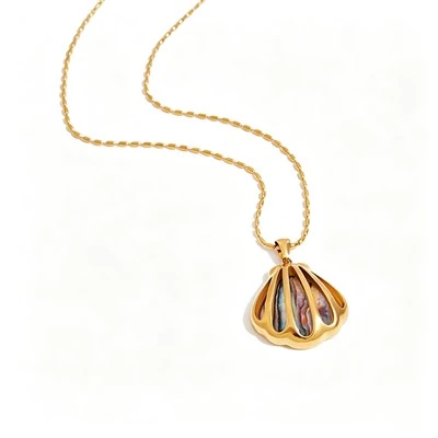 Abalone Shell Pendant Necklace
