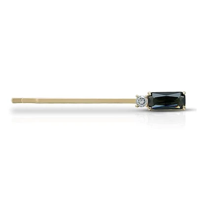 Black Zircon Stone Hairpin