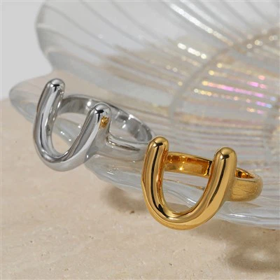 Bold Horseshoe Ring