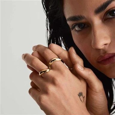 Bold Wave Ring