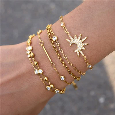Celestial Charm Zircon Bracelets