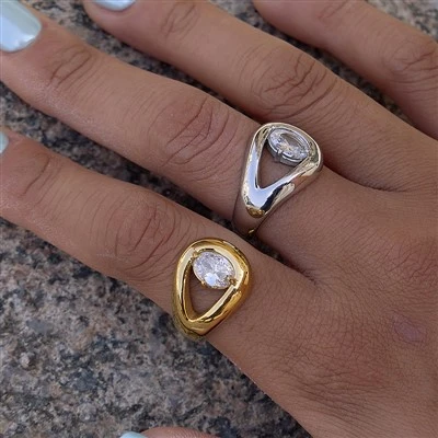 Classic Hollow Cuff Ring
