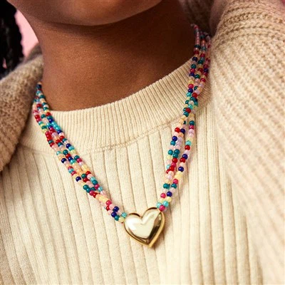 Colorful Love Bead Necklace