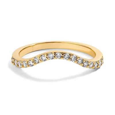 Cubic Zirconia Wave Ring