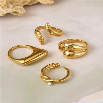 Curved Snake Rings