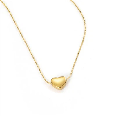 Dainty Heart Chain Necklace