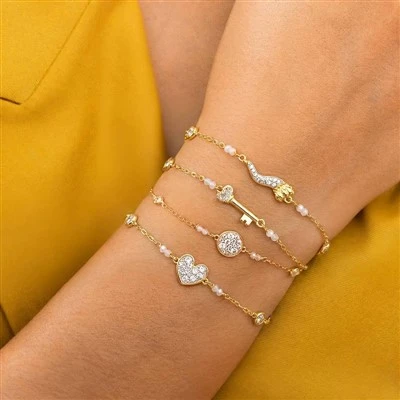 Dainty Key Station Bracelet