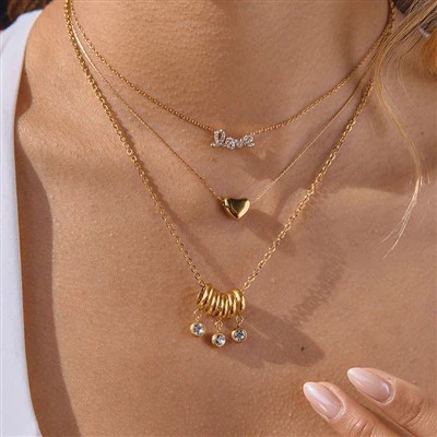 Dainty Pendant Charm Necklace