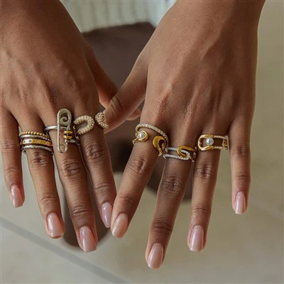 Delicate Paperclip Ring