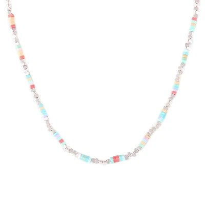 Dopamine Pastel Natural Stone Necklace