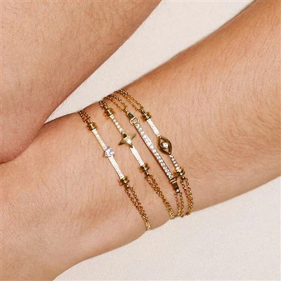 Evil Eye Layered Bracelet