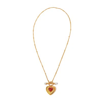 Gentle Steel Heart Necklace