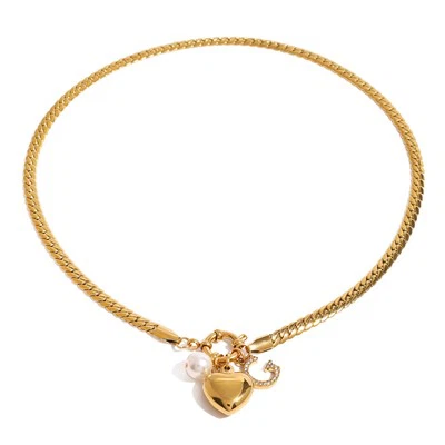Heart Charm Chain Necklace