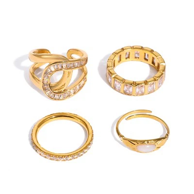 High End Zircon Statement Rings