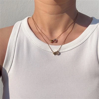 Horseshoe And Star Pendant Necklace