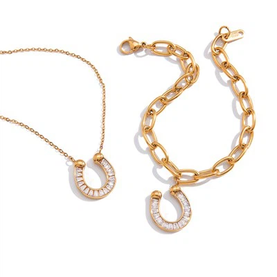 Horseshoe U Shape Zircon Bracelets