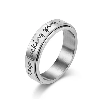 Laser Stainless Steel Spinner Ring