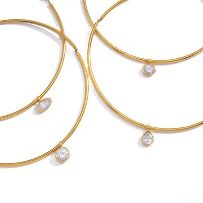 Luxury Zircon Pendant Necklaces