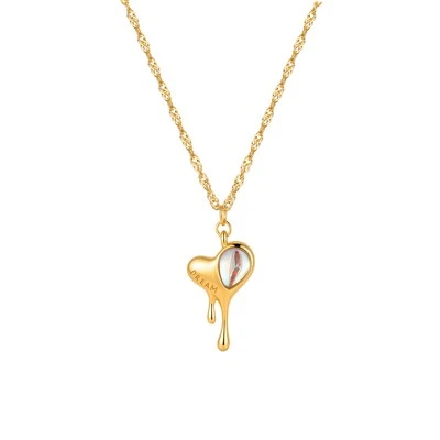 Melting Heart Pendant Necklace